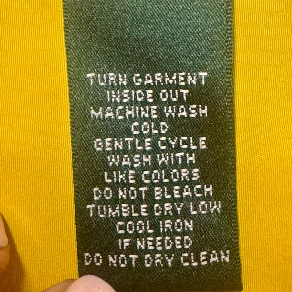 Ralph Lauren Yellow Women’s Windbreaker Jacket Small Utility Lightweight Casual - Picture 10 of 16